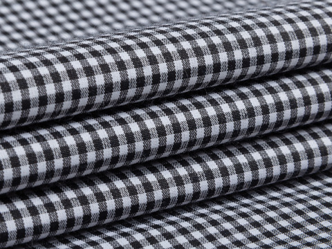 Ткань UNI CHECK SML-2 BLACK