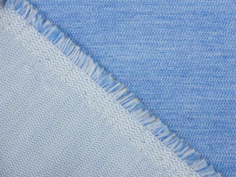 Вельвет нежно-голубого цвета из хлопка и лайкры