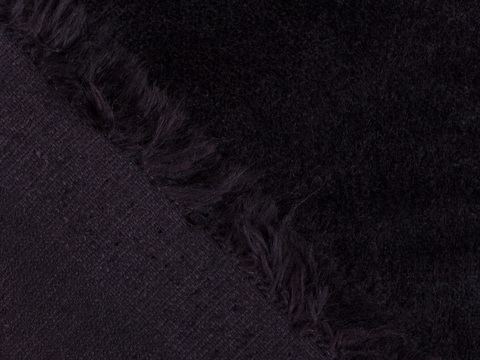 Вельвет благородного чёрного цвета из хлопка и лайкры