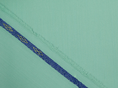 Поплин БЛЭКБЕРРИ из поливискозы - зеленый