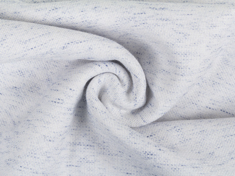 Светло-серая ткань из полиэстера хлопка и лайкры