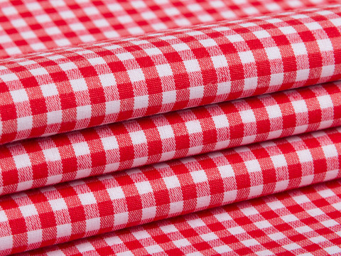 Ткань UNI CHECK MED-4 RED