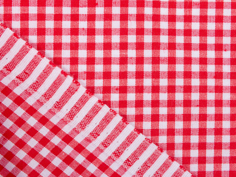 Ткань UNI CHECK MED-4 RED