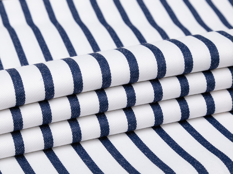 Полоска твил ЗАРАНО ГУД из поликоттона - синий