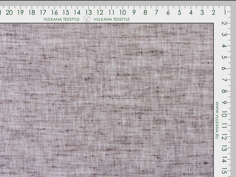 Пестротканая коричневая ткань из полиэстера и хлопка