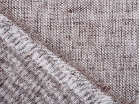 Пестротканая коричневая ткань из полиэстера и хлопка