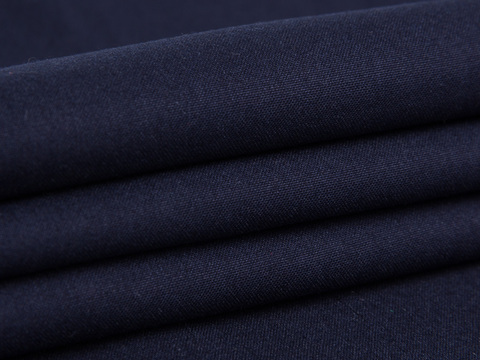 Поплин ГОЛД БОНД из поликоттона - темно-синий