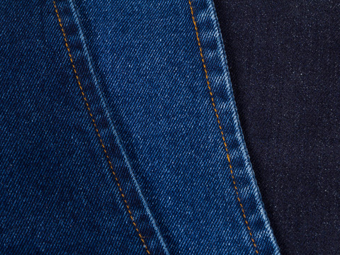 Деним классический под варку - индиго
