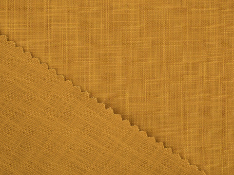 Имитация льна СЕШН ЛИНЕН из хлопка - горчичный