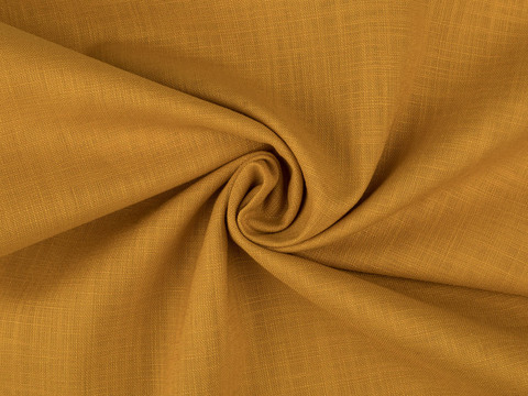 Имитация льна СЕШН ЛИНЕН из хлопка - горчичный