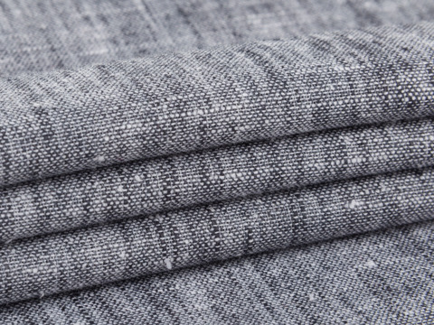 Ткань GEOX LINEN PLN-C004(black)