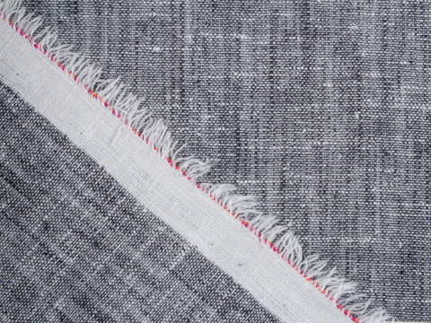 Ткань GEOX LINEN PLN-C004(black)