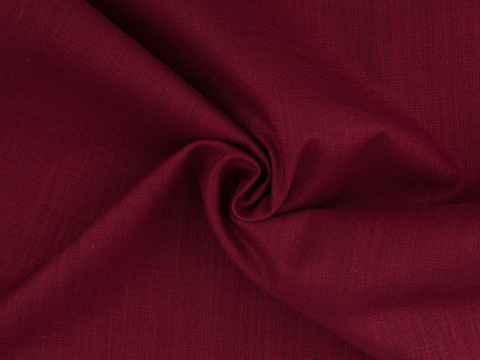 Имитация льна СЕШН ЛИНЕН из хлопка - винный