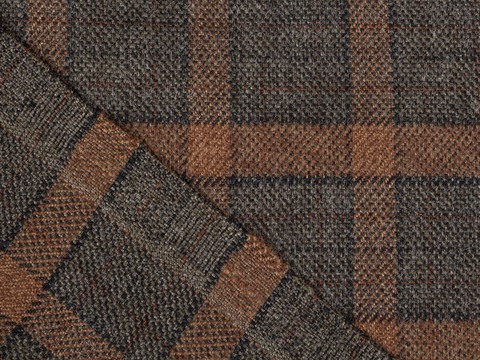 Ткань TWEED LIFE CHK-D03 C001(tan-olive)
