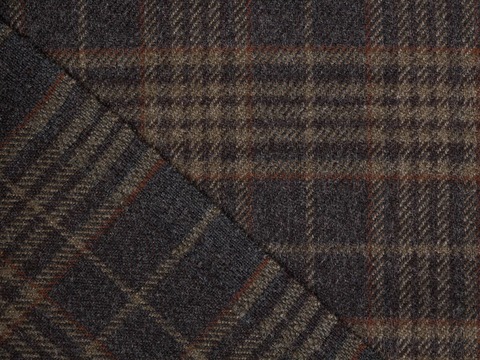 Ткань TWEED LIFE CHK-D04 C001(brown-tan)