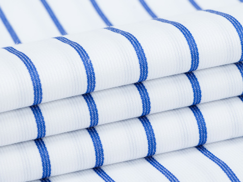 Полоска ЗАРАНО КОРД из поликоттона - белый-синий