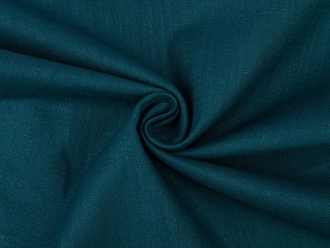 Имитация льна СЕШН ЛИНЕН из хлопка - изумрудный