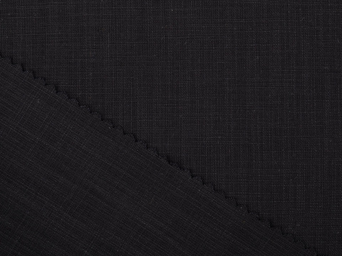 Имитация льна СЕШН ЛИНЕН из хлопка - черный