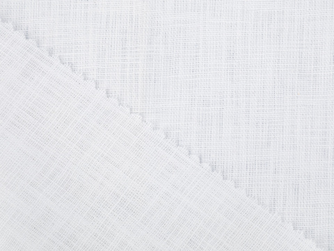 Имитация льна ШЕЙЛ из хлопка - белый