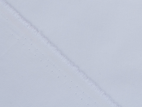 Белая однотонная ткань из полиэстера и хлопка