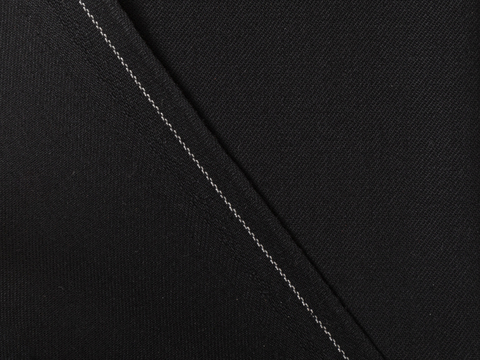 Твил полушерсть ЛАНА ЛЮКС - черный