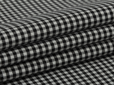 Клетка мелкая КУКС из поливискозы - черно-белый