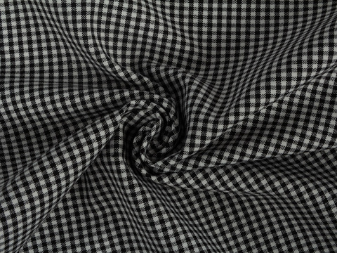 Клетка мелкая КУКС из поливискозы - черно-белый