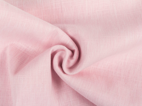 Розовая ткань из полиэстера и хлопка
