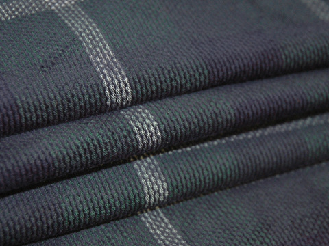 Ткань LUX VELVET CHK-D59 C002(green-blue)