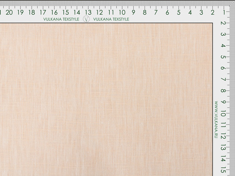 Имитация льна ВОГ из поликоттона - бежевый