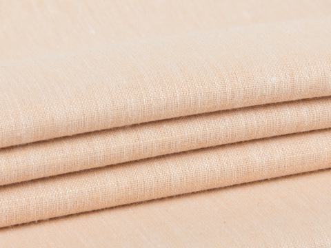 Имитация льна ВОГ из поликоттона - бежевый