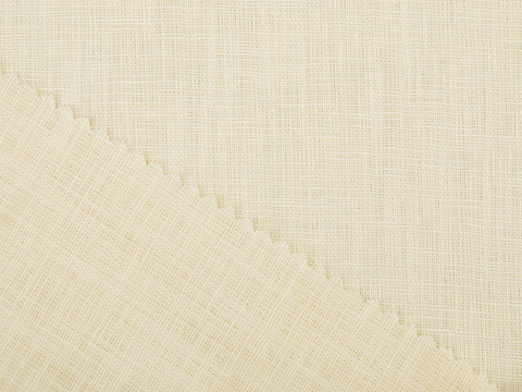 Имитация льна ШЕЙЛ из хлопка - молочный