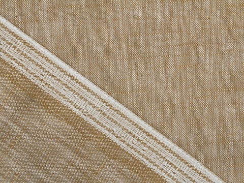 Ткань цвета песочный хаки из полиэстера и хлопка