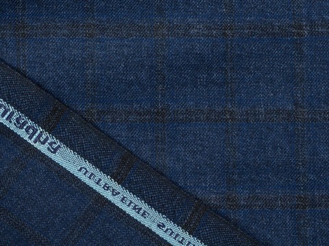 Ткань MILAN CHK-D56 C004(blue-grey)