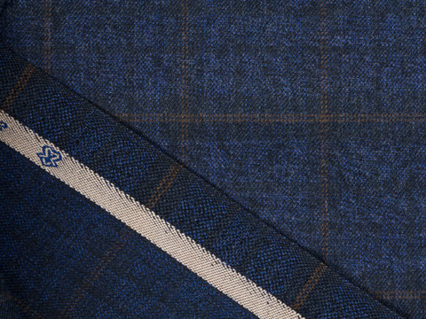 Ткань MILAN CHK-D50 C005(ink-tan)