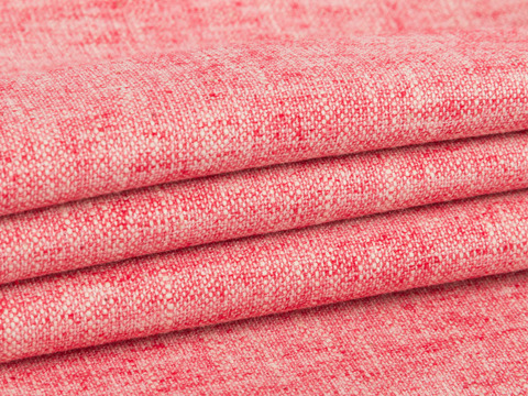 Ткань ярко-красного цвета из полиэстера хлопка и лайкры