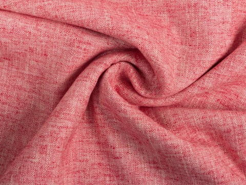 Ткань ярко-красного цвета из полиэстера хлопка и лайкры