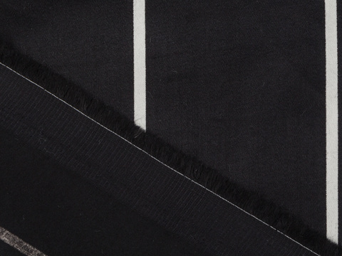 Ткань BUTTER STRIPE PRT-D18 C003(black-white)