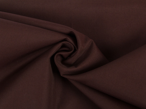 Поплин ВАЙЛДБЕРРИЗ из поликоттона - шоколадный