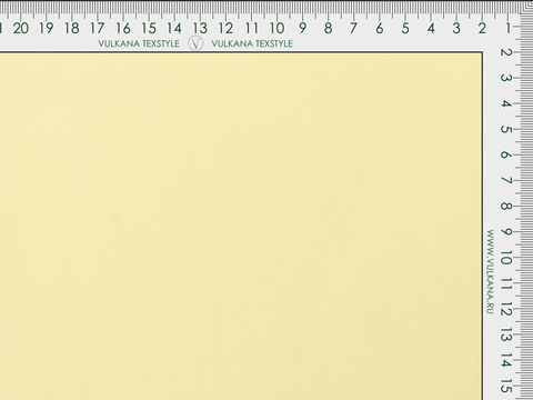 Поплин лимонного цвета из хлопка и полиэстера