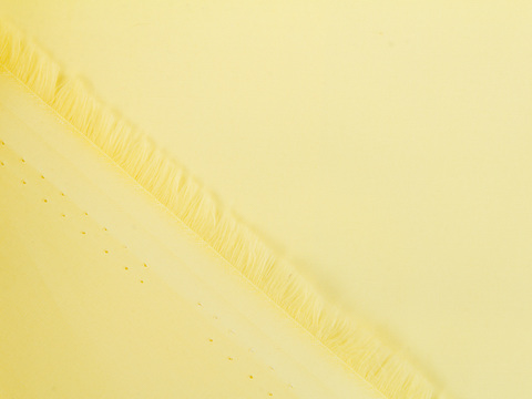 Поплин лимонного цвета из хлопка и полиэстера