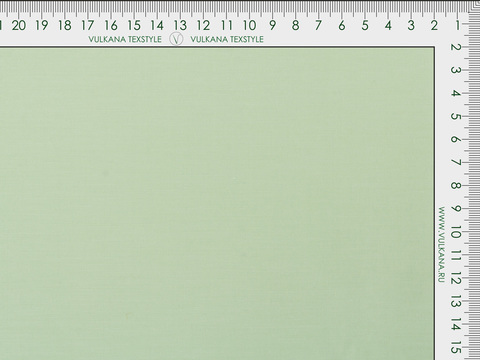 Поплин мятного цвета из хлопка и полиэстера