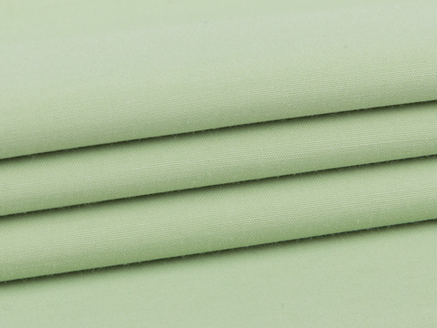 Поплин мятного цвета из хлопка и полиэстера