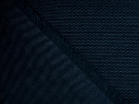 Тёмно-синяя ткань оксфорд из хлопка и полиэстера