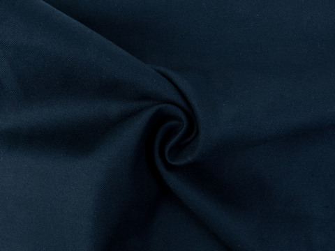 Тёмно-синяя ткань оксфорд из хлопка и полиэстера