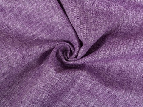 Имитация льна СПАЙС из поликоттона - светлый фиолетовый