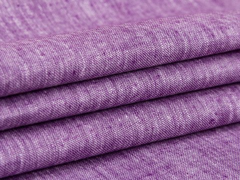 Имитация льна СПАЙС из поликоттона - светлый фиолетовый