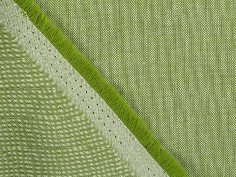 Лаймовая лёгкая ткань из хлопка и вискозы