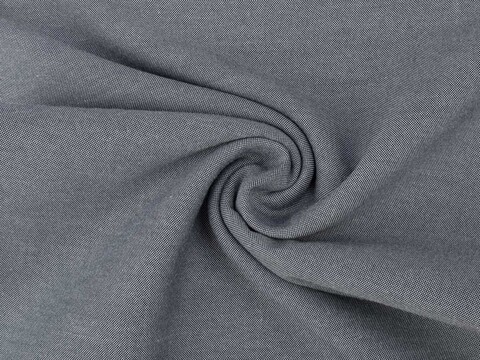 Серая ткань оксфорд из полиэстера и хлопка