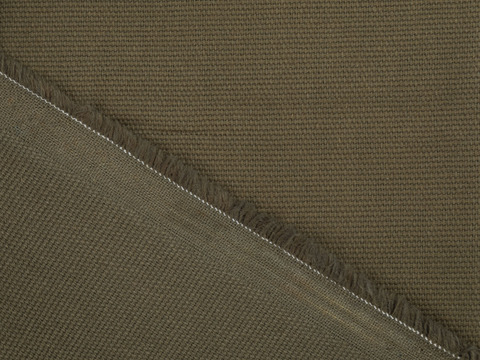 Ткань цвета оливкового хаки из хлопка